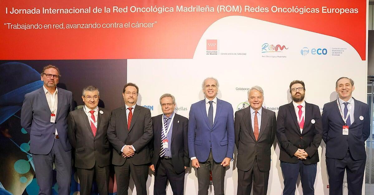 Inauguración de la I Jornada Internacional de la Red Oncológica Madrileña (ROM).